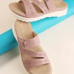 elle Women Slip-on Sandals With Synthetic Upper-picture-30