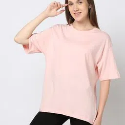 rio basic Women Aster Crew-Neck Oversized Fit T-Shirt-picture-26