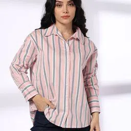 dnmx Women Striped Regular Fit Shirt-picture-53