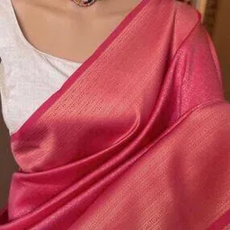 svaraa Women Banarasi Woven Saree with Unstitched Blouse Piece-picture-41