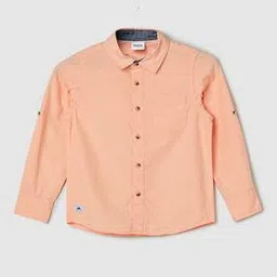 max Regular Fit Cotton Shirt with Patch Pocket-picture-35