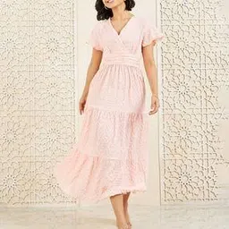 styli Women V-Neck A-Line Dress-picture-42
