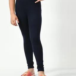 indiweaves Pack of 2 Girls Leggings with Elasticated Waistband-picture-41