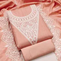 svaraa Women Embellished 3-Piece Unstitched Dress Material-picture-14