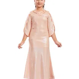 lei chie Girls Fancy Party Wear Gown Dress image 1