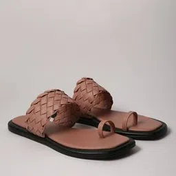 buda jeans co Basket Weave Toe-Ring Sandals-picture-46