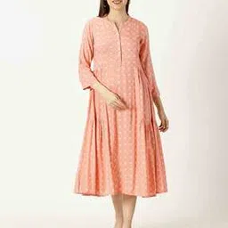 saffron threads Women Printed Fit & Flare Dress-picture-24