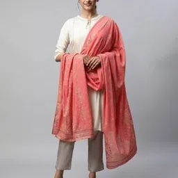Women Floral Print Dupatta-image-24