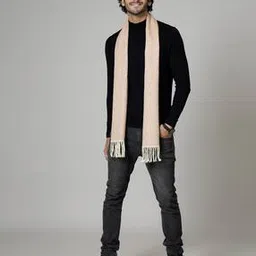 handicraft-palace Men Geometric Print Scarf with Tassels-picture-22