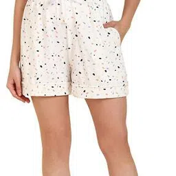 Women Abstract Mini Shorts-image-46