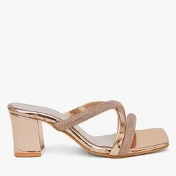 fabbhue Embellished Strappy Block Heels-picture-34
