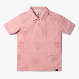 lee cooper Boys Logo Print Regular Fit Polo T-Shirt-picture-38
