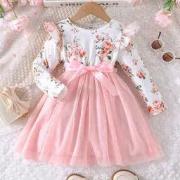 saraha designer Girls Floral A-line Dress-picture-45