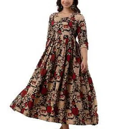 devek Women Floral Fit And Flare Dress-picture-32