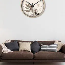 olive tree Table Clock Round Analog Wall Clock-picture-42