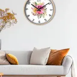 olive tree Table Clock Round Analog Wall Clock-picture-21