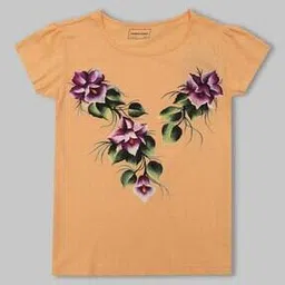 fashion world Girls Round-Neck T-Shirt-picture-10