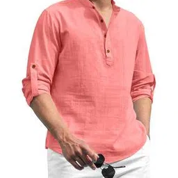 fifth u Men Regular Fit Short Kurta with Full Sleeves-picture-16