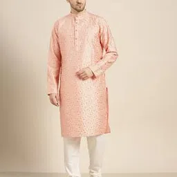 sojanya Embellished Long Kurta with Mandarin Collar-picture-21