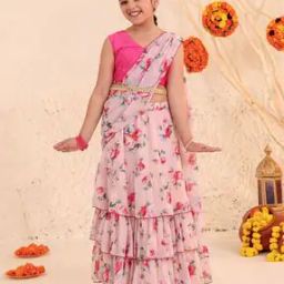 pspeaches Floral Print Lehenga & Choli Set-picture-44