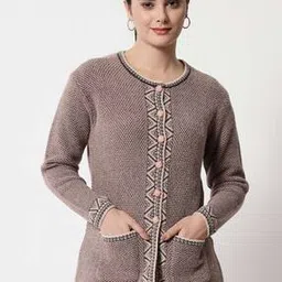 tab91 Women Cardigan with Button Closure-picture-19