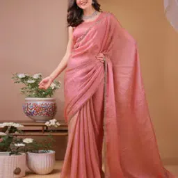awriya Women Saree with Contrast Embellished Border-picture-52