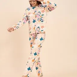 sweet dreams Women Printed T-Shirt & Pyjamas Set-picture-17