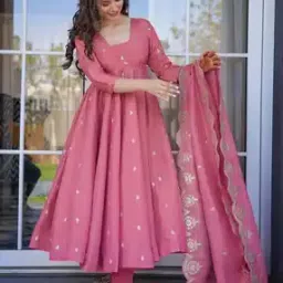 tanuka Women Embroidery Anarkali Kurta Set-picture-12