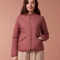 Women Quilted Regular Fit Jacket-image-76