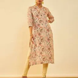 soch Women Floral Print Straight Kurta-picture-30