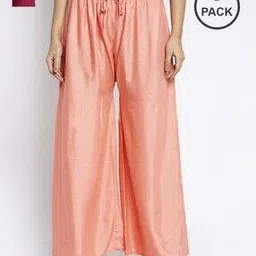jinfo Pack of 2 Women Palazzos with Elasticated Waist-picture-26