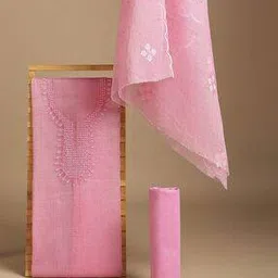 indie picks Hand Dyed Chikankari Unstitched Dress Material-picture-31