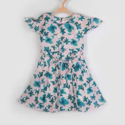 peppermint Floral Print A-line Dress image 1