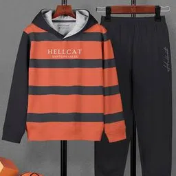 hellcat Girls Striped Hoodie & Joggers Set-picture-37