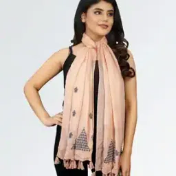 matchitt Women Embroidered Scarf with Tassels-picture-14