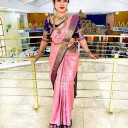 monera Women Zari Woven Banarasi Saree-picture-17