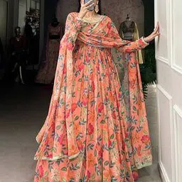 nyrika Women Floral Flared Kurta Set-picture-36