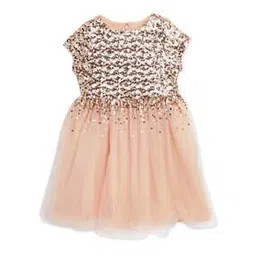 Embellished Round-Neck Fit and Flare Dress-image-21