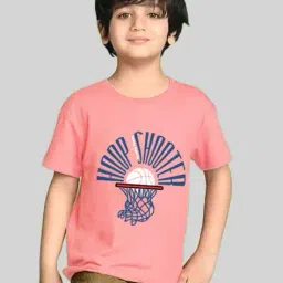 kiddy viddy Boys Graphic Print Round-Neck T-Shirt image 1