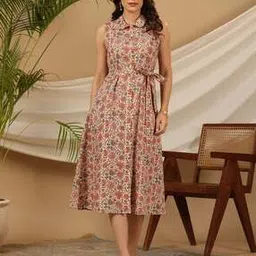 juniper Women Western Wear Floral Dress-picture-39