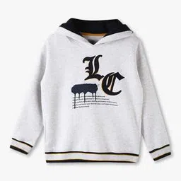 lee cooper Boys Typographic Print Relaxed Fit Hoodie-picture-34