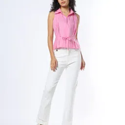 buda jeans co Women Lightly Washed High-Rise Straight Jeans image 1