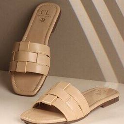 carlton london Women Flat Sandals with Synthetic Upper-picture-10