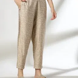 siyahi Women Floral Print Relaxed Fit Palazzos-picture-13