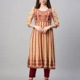 gosriki Women Embroidery Anarkali Kurta-picture-11