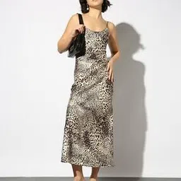 outryt by azorte Animal Print Satin Slip Dress-picture-11