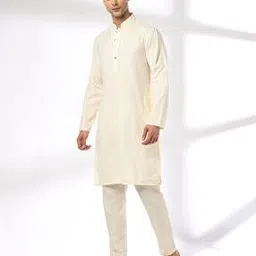 royaaj Men Patterned Slim Fit Kurta-picture-37