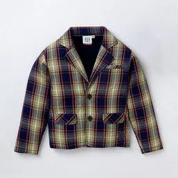 ed-a-mamma Boys Checked Regular Fit Single-Breasted Blazer-picture-18