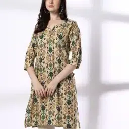 Women Ikat Straight Kurta-image-74