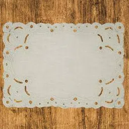 design gaatha home living Set of 6 pcs Embroidered Cotton Table Mats-picture-17